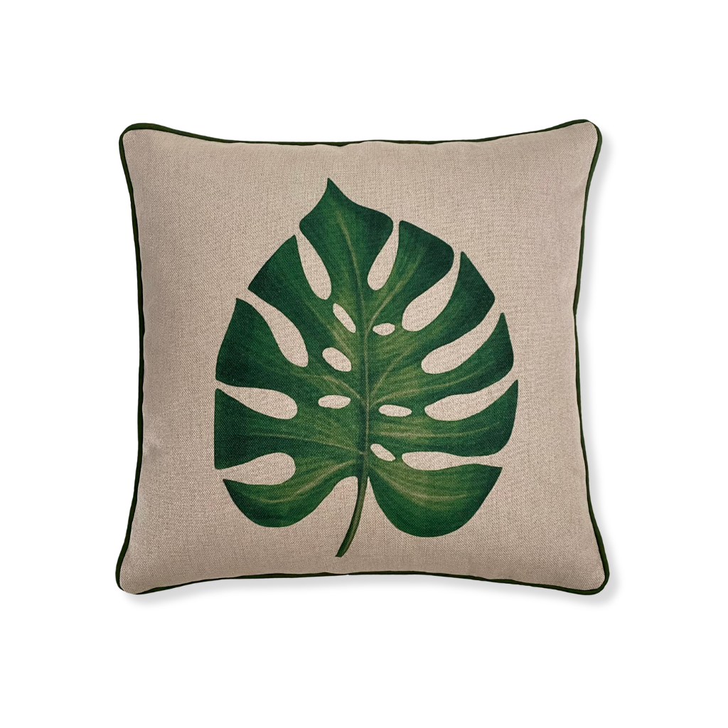 casa monstera Monstera Pillow Cover