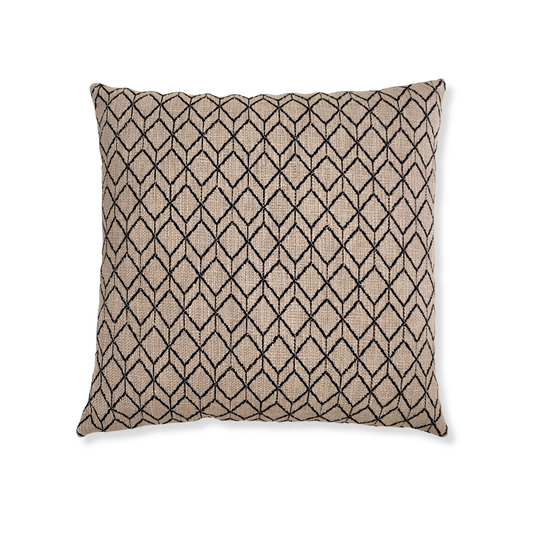 Geometric Jacquard Pillow Cover