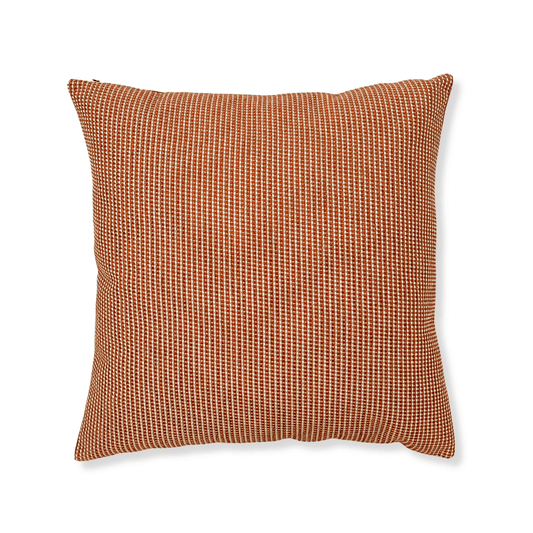 Terracota Woven Textured Pillow Cover