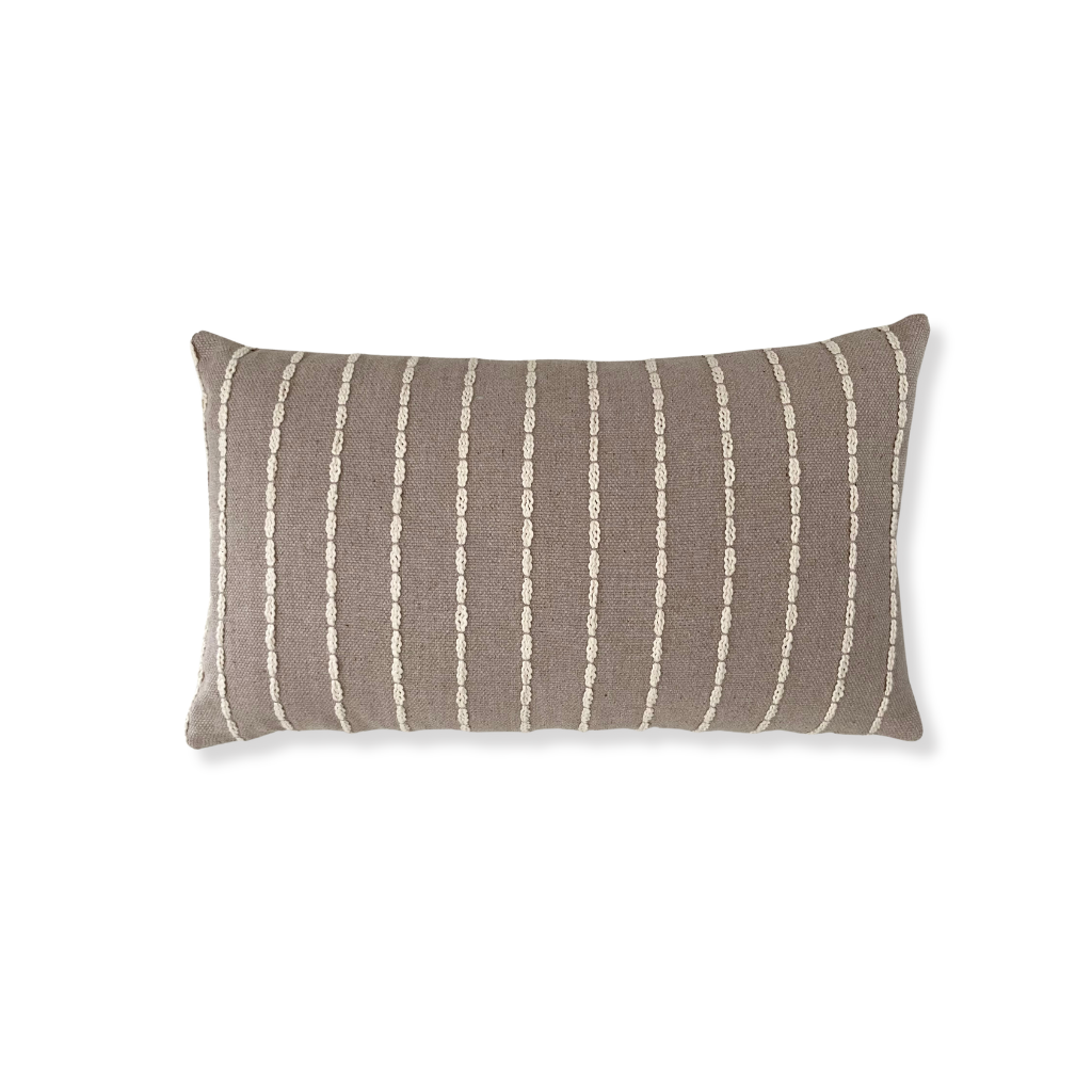 Craftsman Jacquard Lumbar Pillow Cover