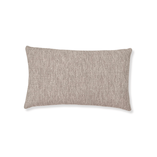 Light Beige/Fendi Woven Textured Lumbar Pillow Cover