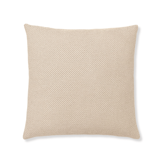 Beige Honeycomb Textured Pillow Cover