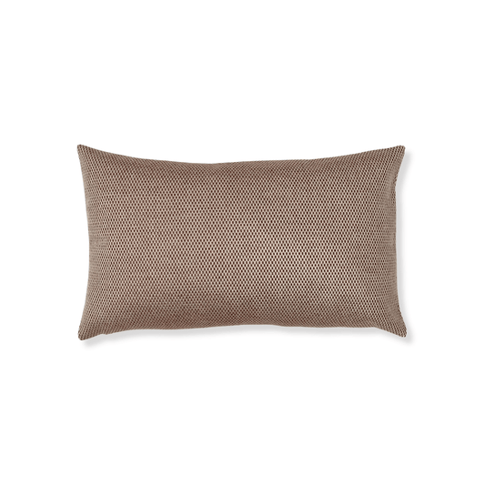 Earth Tone Woven Textured Lumbar Pillow Cover