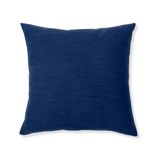 Navy Rustic Scratched Pillow Cover