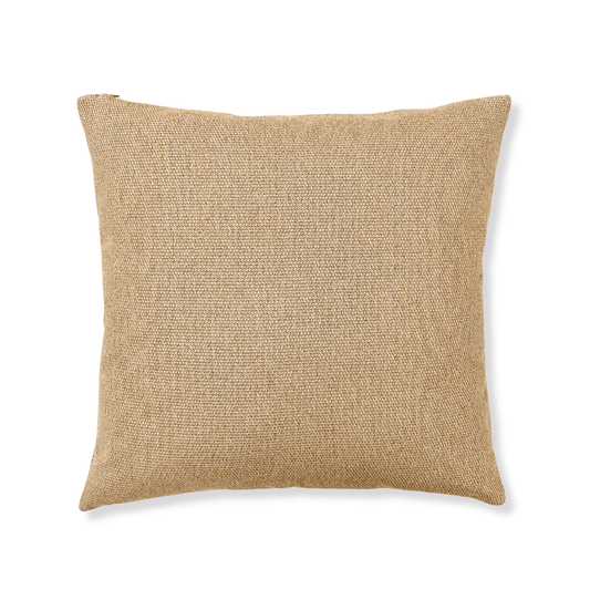 Beige Woven Textured Pillow Cover